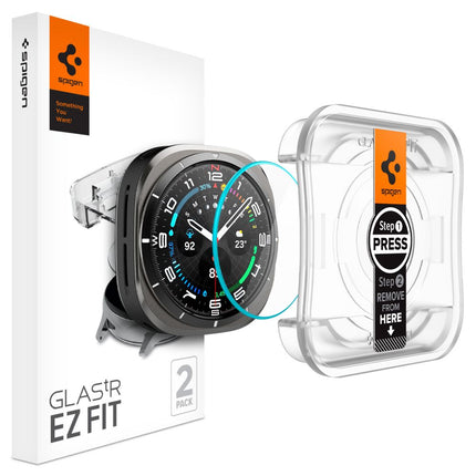 SPIGEN Tempered glass with mounting frame for Samsung Galaxy Watch Ultra 47 mm - 2 pcs.
