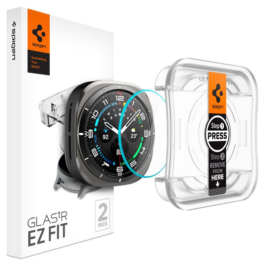 SPIGEN Tempered glass with mounting frame for Samsung Galaxy Watch Ultra 47 mm - 2 pcs.