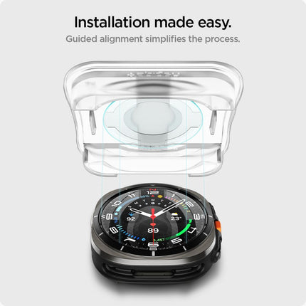 SPIGEN Tempered glass with mounting frame for Samsung Galaxy Watch Ultra 47 mm - 2 pcs. – image 10