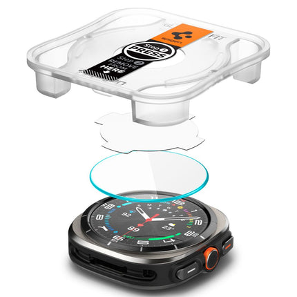SPIGEN Tempered glass with mounting frame for Samsung Galaxy Watch Ultra 47 mm - 2 pcs. – image 5