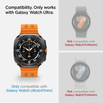 SPIGEN Tempered glass with mounting frame for Samsung Galaxy Watch Ultra 47 mm - 2 pcs. – image 6