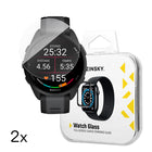 WOZINSKY Tempered glass for Garmin Forerunner 165 Full Glue watch - 2 pcs.