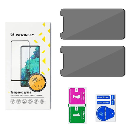 WOZINSKY Privacy Tempered Glass for Xiaomi Redmi 14C 5G Privacy Glass - 2 pcs. – image 2