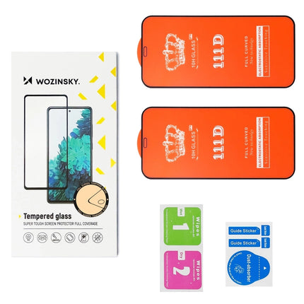 WOZINSKY Tempered glass for Xiaomi Redmi 14C 5G Full Glue Tempered Glass - 2 pcs. – image 2