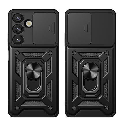 HURTEL Armored Case with Camera Protector Stand for Vivo Y39 5G / Y300i 5G Hybrid Armor Camshield - Black – image 5