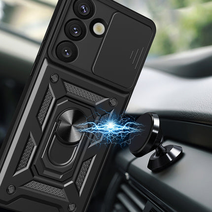 HURTEL Armored Case with Camera Protector Stand for Xiaomi 15 Ultra 5G Hybrid Armor Camshield - Black – image 3
