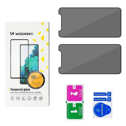WOZINSKY Privacy Tempered Glass for Xiaomi Redmi Note 14S Privacy Glass - 2 pcs. – image 2
