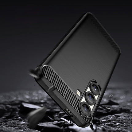 HURTEL Flexible silicone case for Xiaomi Redmi Note 14S Carbon Case - black – image 4