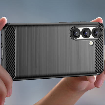 HURTEL Flexible silicone case for Xiaomi Redmi Turbo 4 / Xiaomi Poco X7 Pro Carbon Case - black – image 6