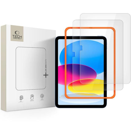 Tech-Protect Tempered glass for iPad 10.9'' 2022 / iPad 11'' 2025 Easy Set+ - 2 pcs.