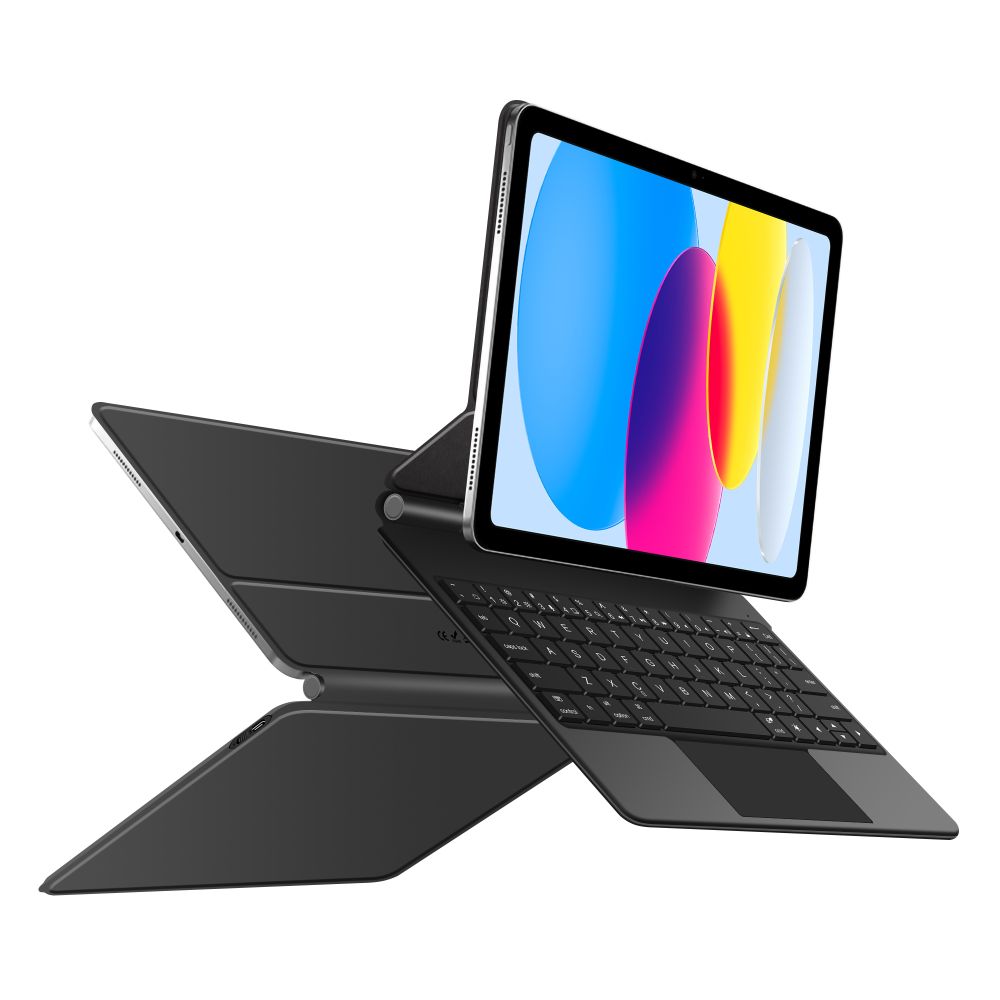Tech-Protect Case with keyboard for iPad 10.9'' 2022 / iPad 11'' 2025 Smartcase Magnetic - black – image 3