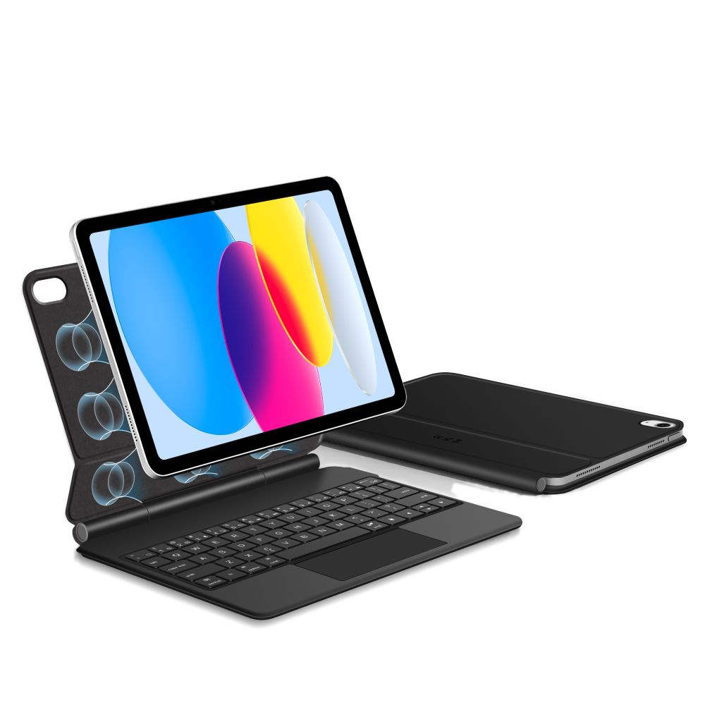 Tech-Protect Case with keyboard for iPad 10.9'' 2022 / iPad 11'' 2025 Smartcase Magnetic - black – image 4