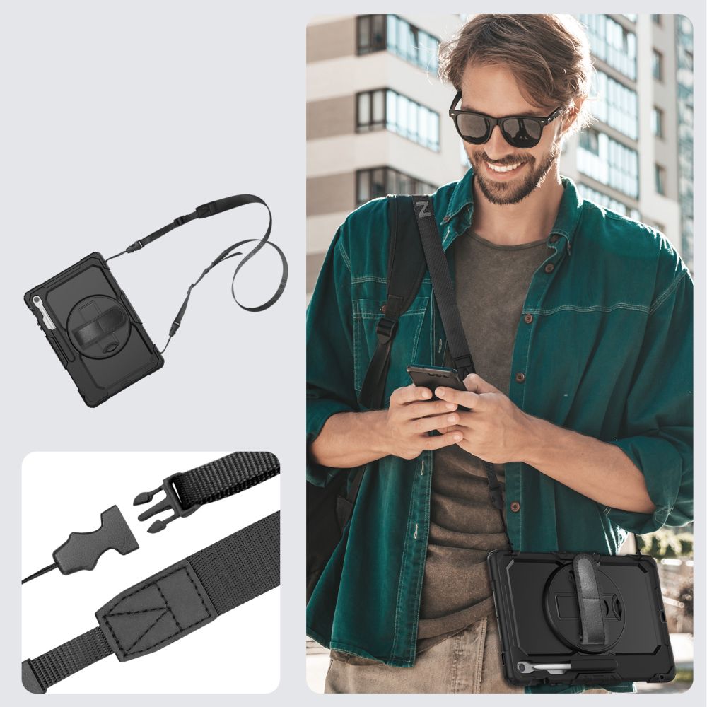 Tech-Protect Case cover for Samsung Galaxy Tab S10 FE+ Solid - black – image 8