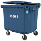 GSG24 Container for municipal waste PZH EN 840-2 DIN 1100L - blue