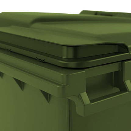 GSG24 Container for municipal waste PZH EN 840-2 DIN 1100L - green – image 2