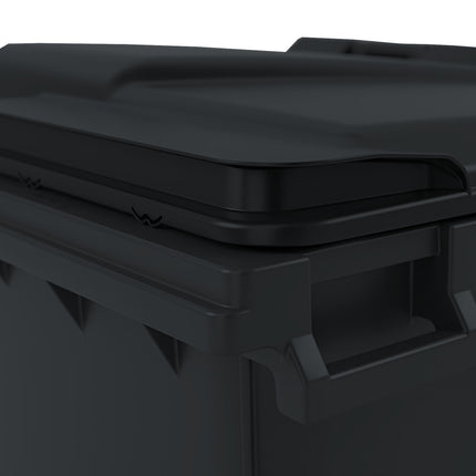 GSG24 Container for municipal waste PZH EN 840-2 DIN 1100L - black – image 2