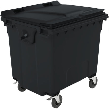 GSG24 Container for municipal waste PZH EN 840-2 DIN 1100L - black – image 5