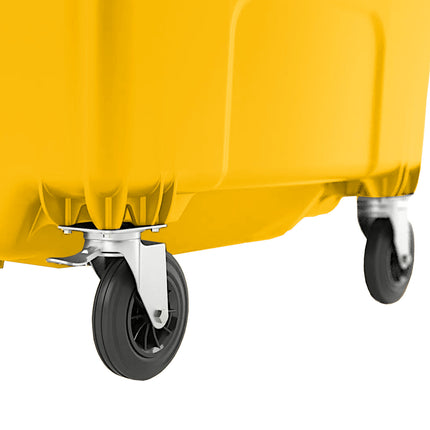 GSG24 Container for municipal waste PZH EN 840-2 DIN 1100L - yellow – image 4
