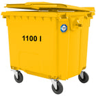 GSG24 Container for municipal waste PZH EN 840-2 DIN 1100L - yellow