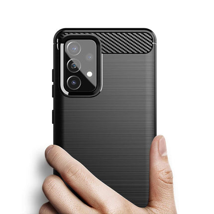 HURTEL Flexible cover for Samsung Galaxy A72 4G Carbon Case - black – image 6