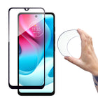 HURTEL Glass foil tempered glass for Moto G60s with Full Cover Flexi Nano frame