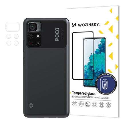 WOZINSKY 9H tempered glass for the entire camera for Xiaomi Poco M4 Pro 5G Camera Glass