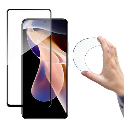 WOZINSKY Flexible tempered glass for Xiaomi Redmi Note 11 Pro+ / 11 Pro with Full Cover Flexi Nano frame