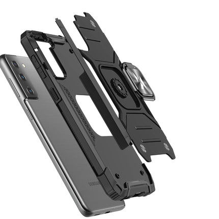 WOZINSKY Armored hybrid case with a magnetic holder for Samsung Galaxy S22+ Ring Armor - blue – image 3