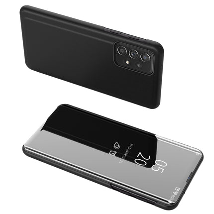 HURTEL Flip case for Samsung Galaxy A73 Clear View Case - black