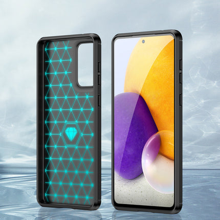 HURTEL Flexible case cover for Samsung Galaxy A73 Carbon Case - black – image 4