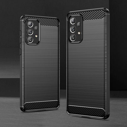 HURTEL Flexible case cover for Samsung Galaxy A73 Carbon Case - black – image 7