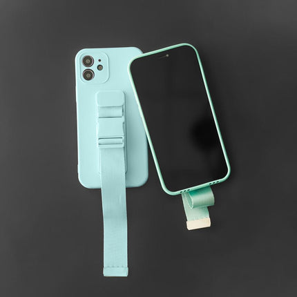 HURTEL Silicone case with lanyard strap for Xiaomi Redmi Note 11 Pro Rope Case - black – image 11