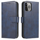 HURTEL Case cover with flap, wallet stand, for Samsung Galaxy S23+ Magnet Case - blue
