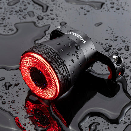 ROCKBROS Rear bicycle light with Q5 intelligent stop system - black – image 3