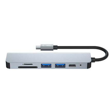 Tech-Protect 6in1 HUB USB-C to USB-A USB-C HDMI micro SD / TF / SD splitter - gray – image 6