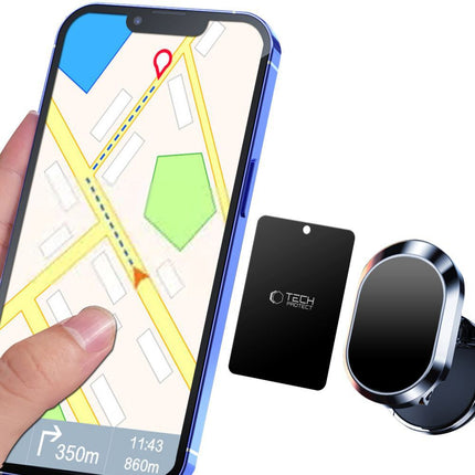 Tech-Protect Magnetic plates for car phone holders, black - 4 pcs. – image 3