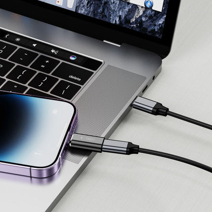 Tech-Protect iPhone Lightning (male) - USB-C (female) adapter - black – image 2