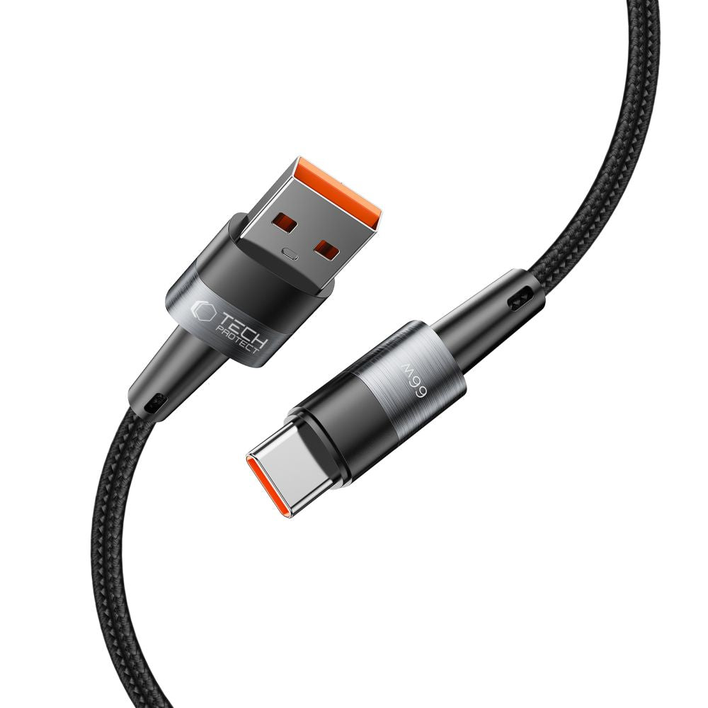 Tech-Protect USB-C - USB-C cable 66W 6A 2m - gray – image 3