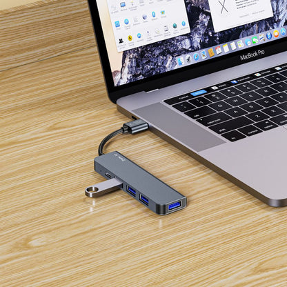 Tech-Protect 5in1 HUB USB-A to USB-A USB-C splitter - gray – image 5