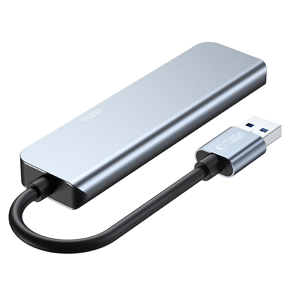 Tech-Protect 5in1 HUB USB-A to USB-A USB-C splitter - gray – image 3