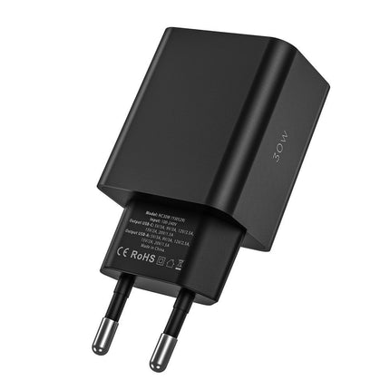 Tech-Protect USB-C PD / USB-A QC 30W wall charger - white – image 3