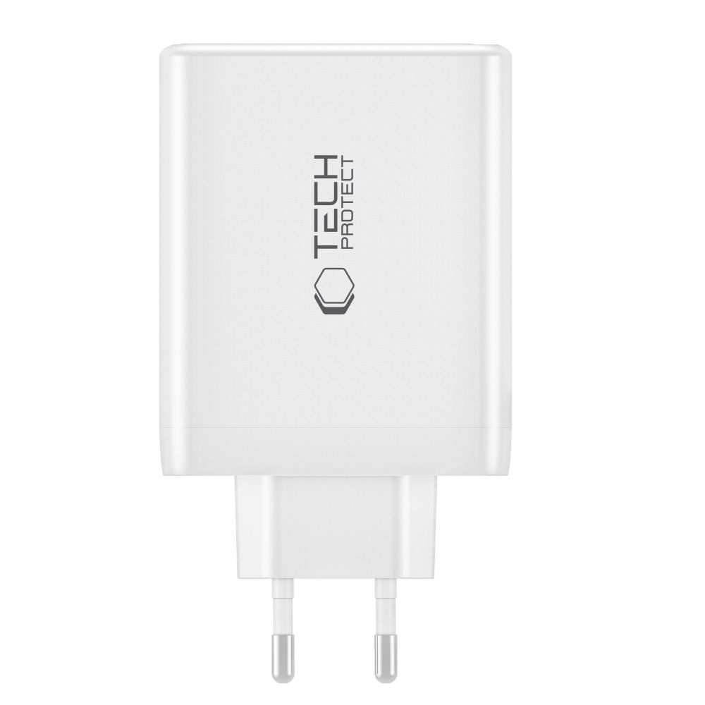 Tech-Protect GaN 3x USB-C PD USB-A QC 100W network charger - black – image 2
