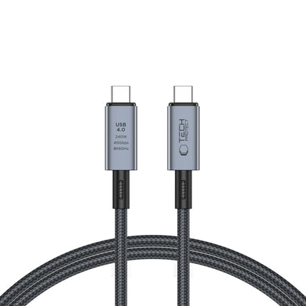 Tech-Protect Fast USB-C 4.0 PD cable 240W 8K 40Gbps 1m - gray