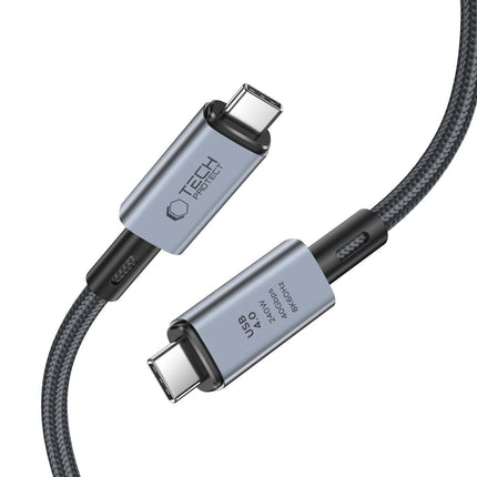 Tech-Protect Fast USB-C 4.0 PD cable 240W 8K 40Gbps 1m - gray – image 3
