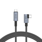Tech-Protect Angled and straight cable USB-C 4.0 PD 240W 8K 40Gbps 1.5m - gray