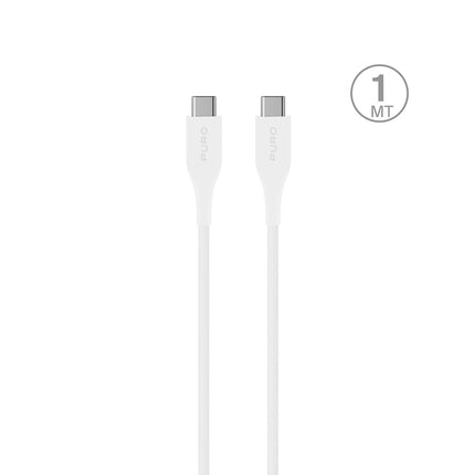 PURO USB-C Power Delivery cable 2m - white