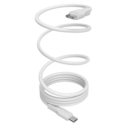 PURO Magnetic cable USB-C 60W USB 1m - white