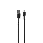 PURO Silicone USB-A - iPhone Lightning cable 1.5m - black