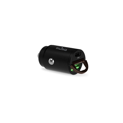 PURO USB-C USB-A PD car charger - black – image 4