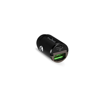 PURO USB-C USB-A PD car charger - black – image 5